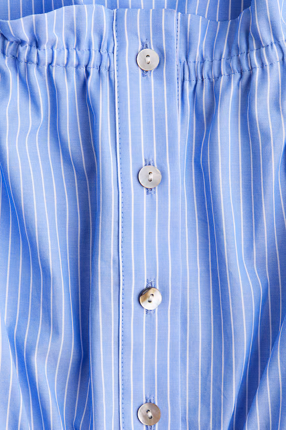 Блузка из хлопка с оборками h&m