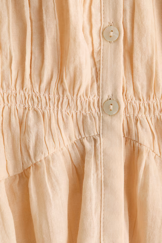 Блузка из хлопка со смокингом