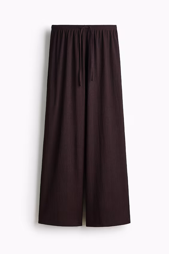 Широкие брюки с эластичным поясом h&m