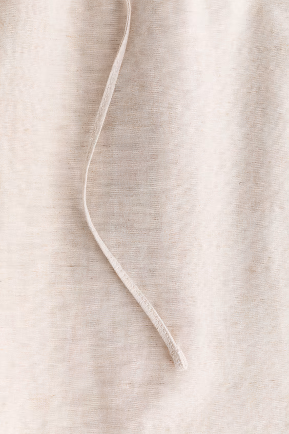 Брюки из смесовой ткани с льном h&m