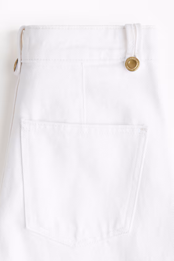 Джинсы широкие высокие