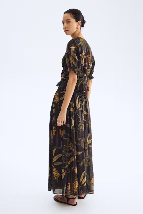 Юбка свободного кроя из вискозного микса