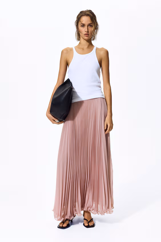 Воздушная плиссированная юбка