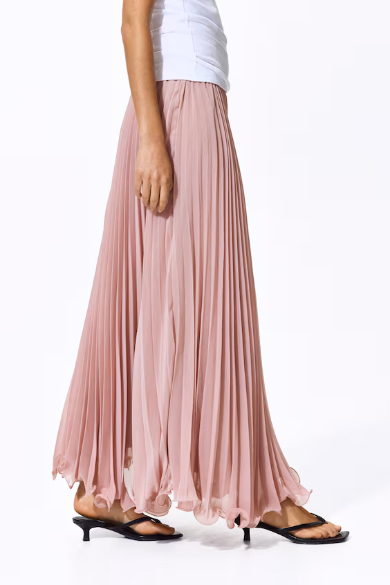 Воздушная плиссированная юбка