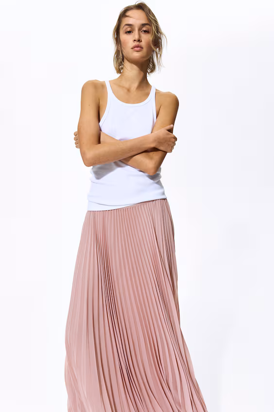 Воздушная плиссированная юбка