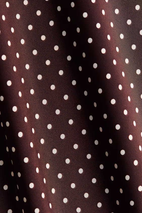 Миди-юбка в темно-коричневую полоску