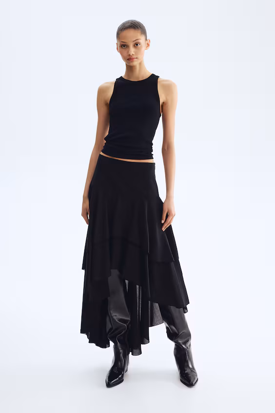 Юбка с оборками