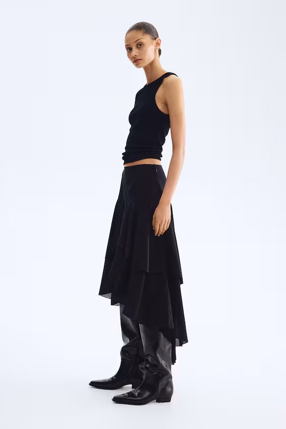 Юбка с оборками