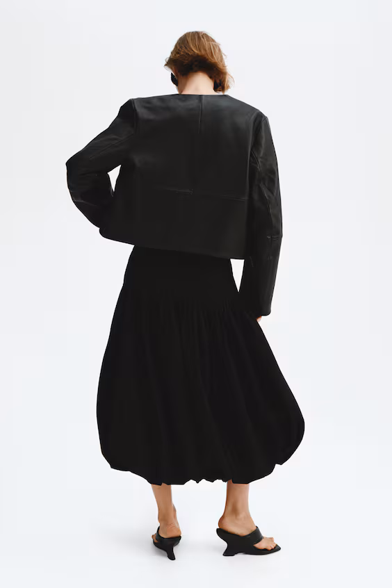 Юбка-баллон миди