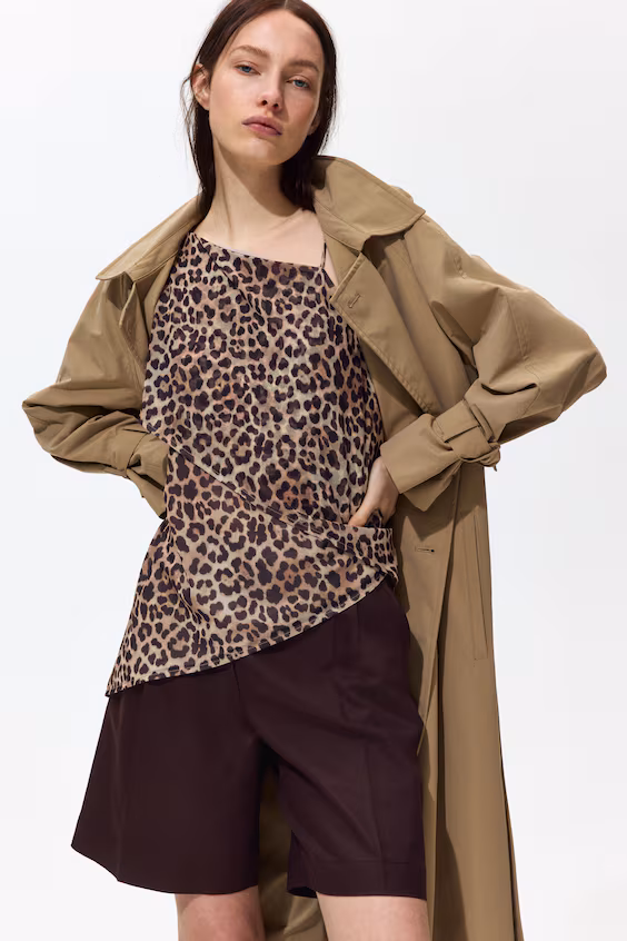 Классические шорты из смеси льна