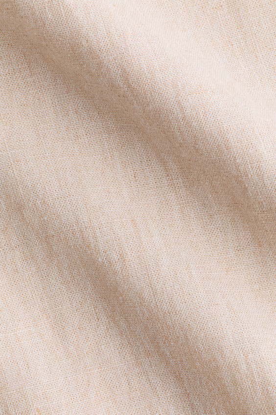 Calças широкие из смеси льна