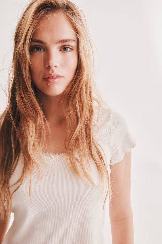 Ребристая пижама