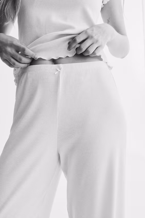 Ребристая пижама