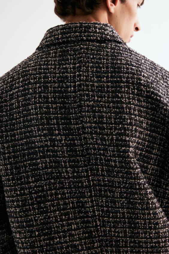 Рубашка из твида regular fit