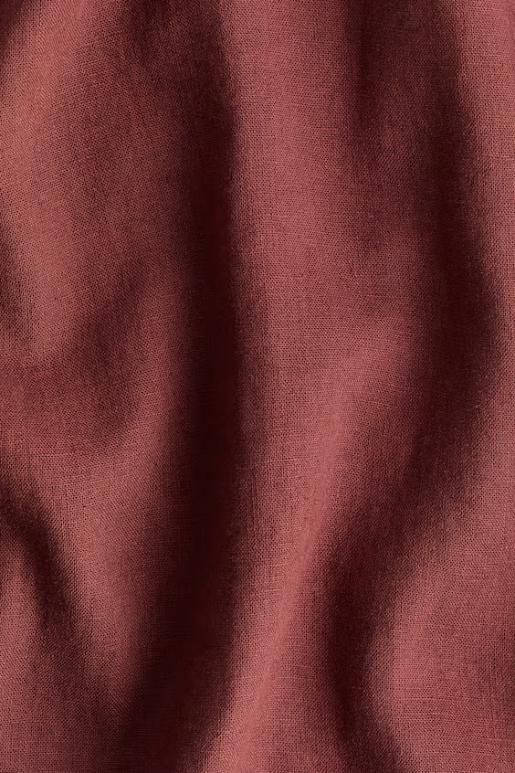 Платье-рубашка из смеси льна