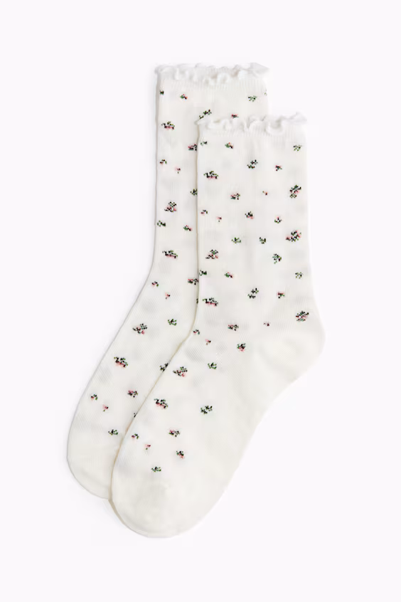 Комплект из 3 пар носков с вязаным узором