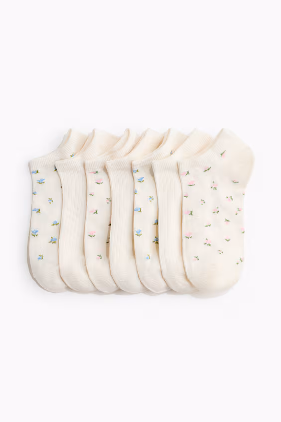 Носки до щиколотки, упаковка 7 штук