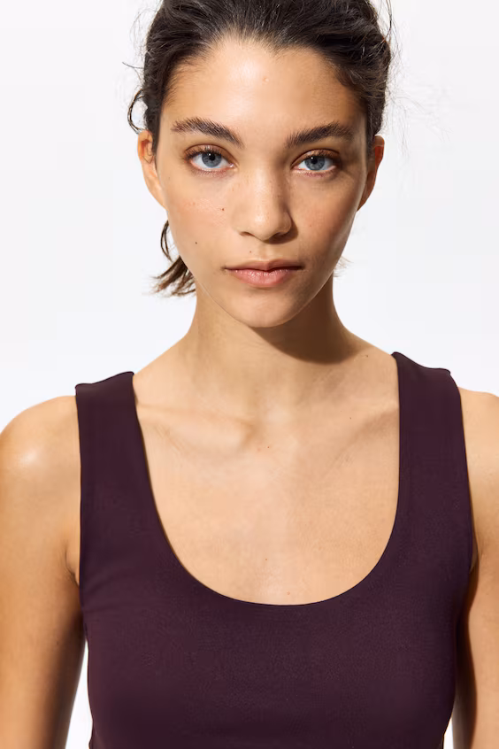 Топ без рукавов из микрофибры