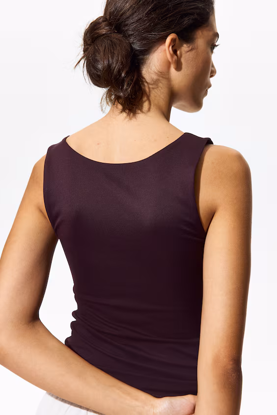 Топ без рукавов из микрофибры