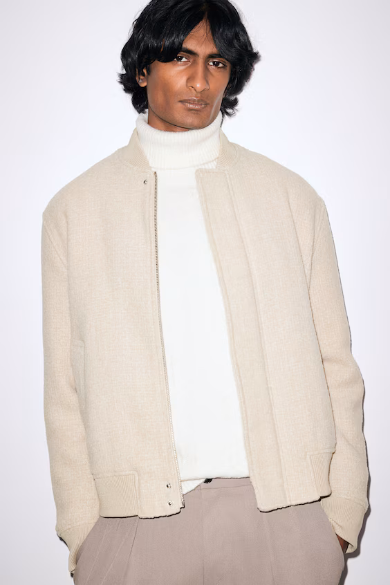 Блузон из шерстяной смеси regular fit