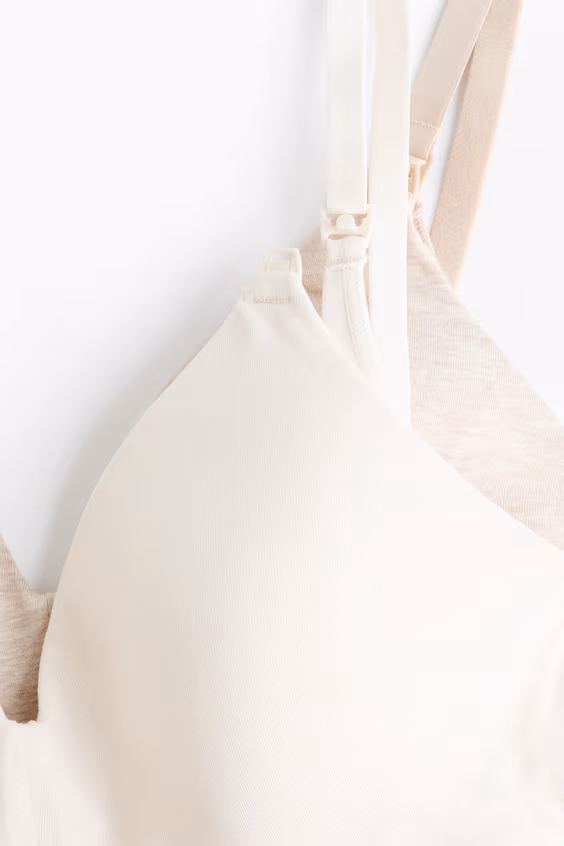 Mama набор из 2-х бюстгальтеров для кормления из хлопка