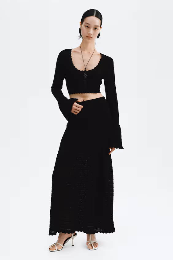 Свитер из ткани с текстурой