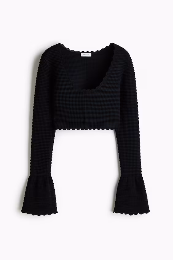 Свитер из ткани с текстурой