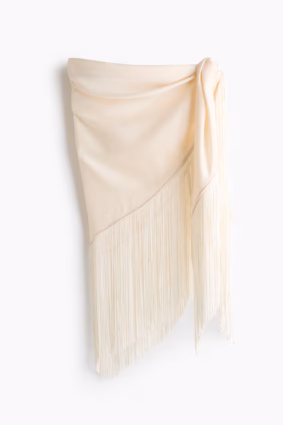 Платок с бахромой h&m