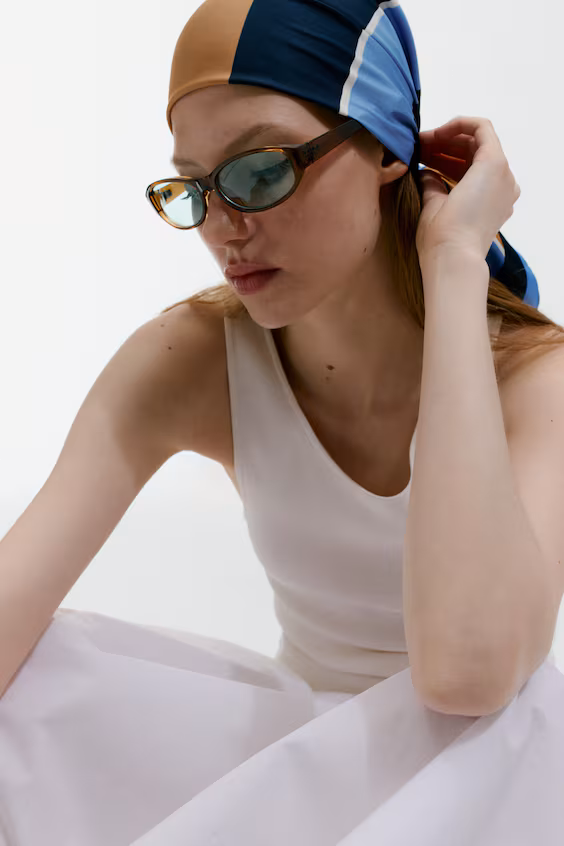 Овальные солнечные очки h&m