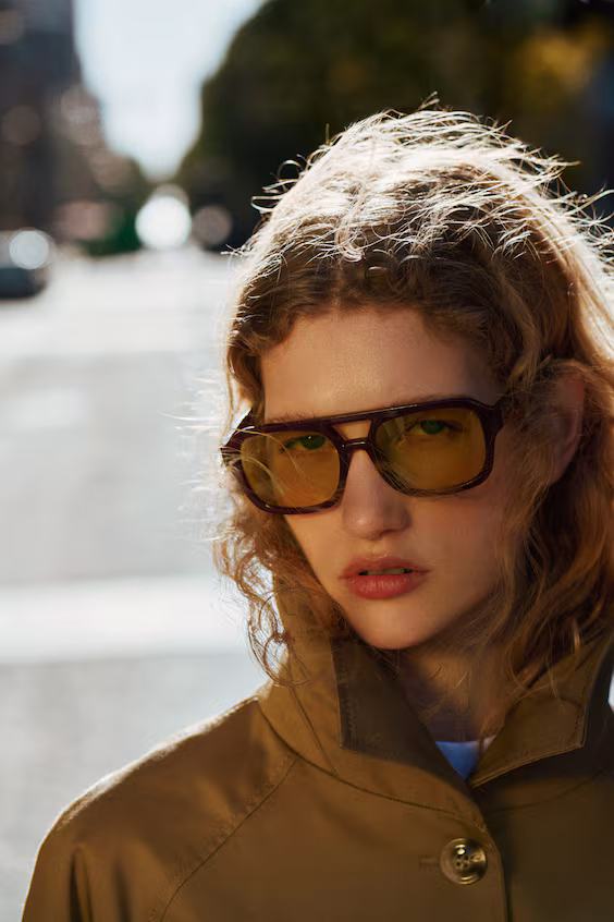 Очки солнцезащитные в стиле пилот