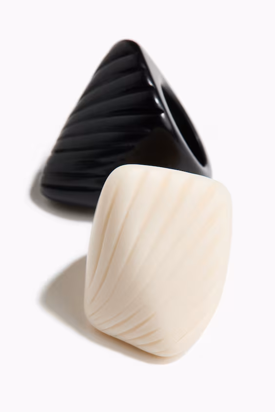 Набор из 2 толстых колец