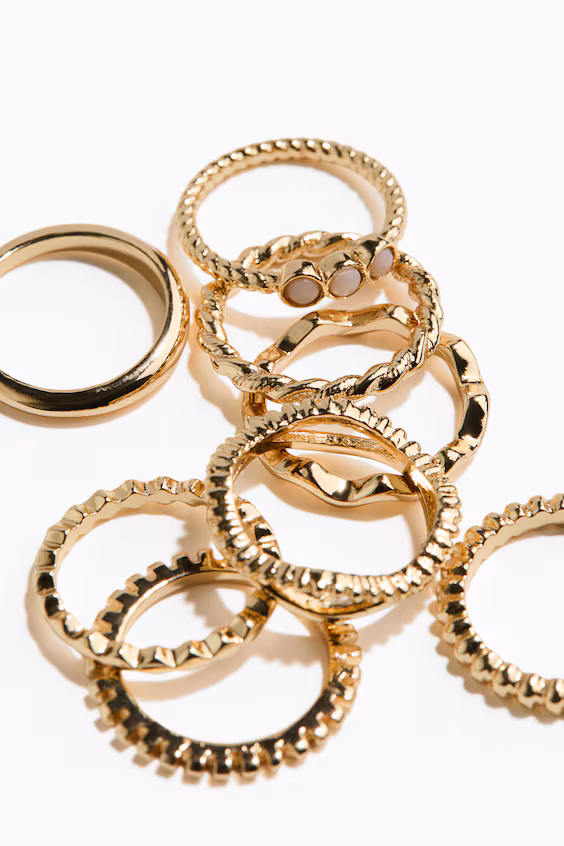 Набор из 8 колец