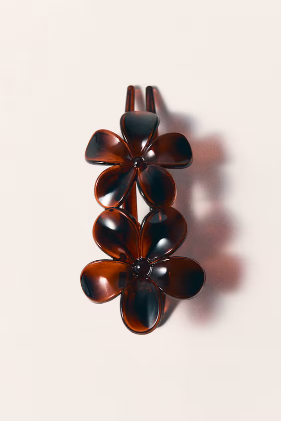 Заколка для волос с цветами