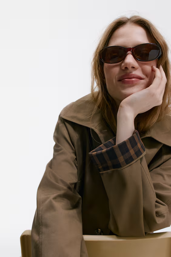 Овальные солнечные очки