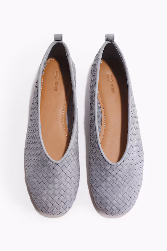 Туфли из плетеной кожи h&m