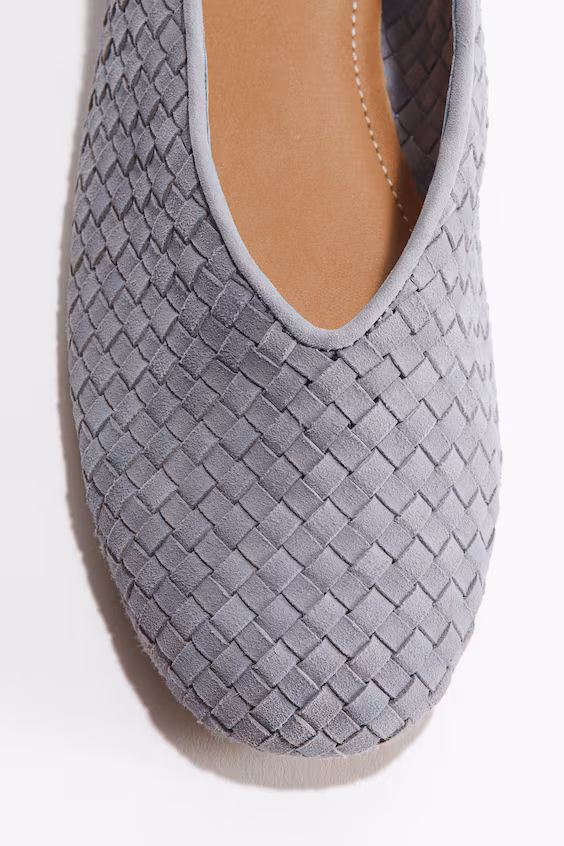 Туфли из плетеной кожи h&m