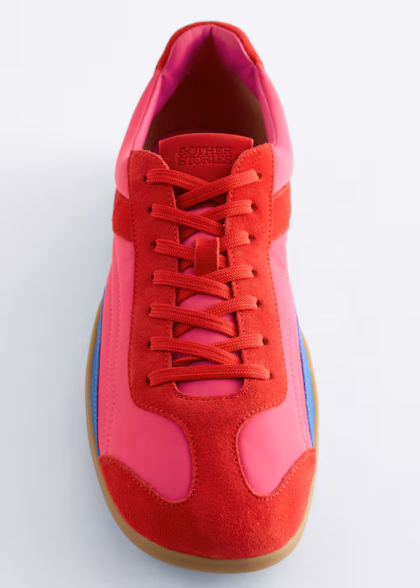 Минималистичные кожаные кроссовки