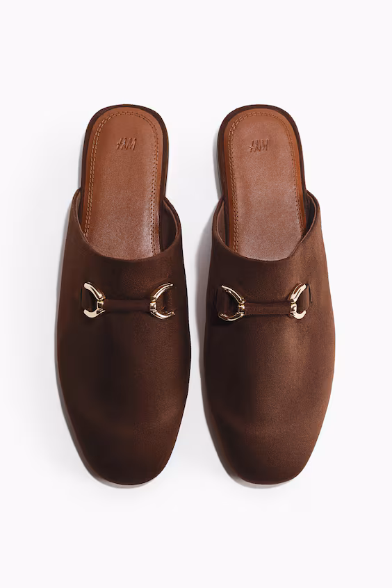 Мюли в стиле лоферов