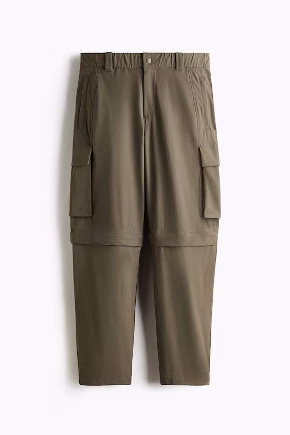 Карго-брюки с отстегивающимся низом