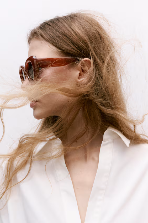 Очки солнцезащитные широкие поляризованные