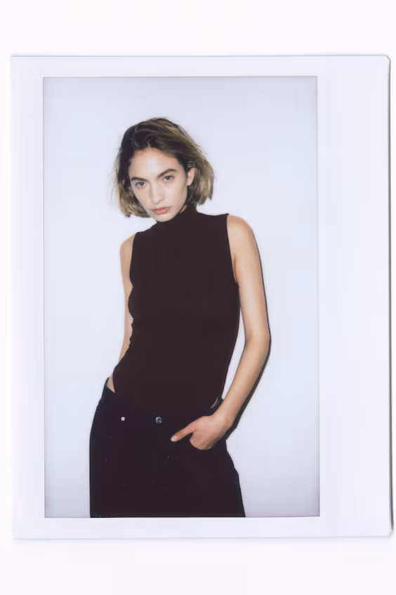 Боди с трусиками и драпировкой