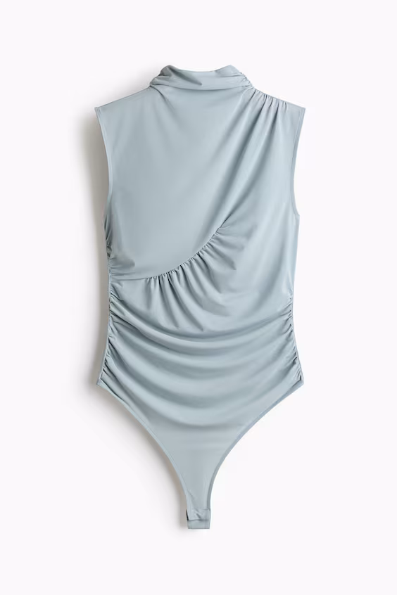 Боди с трусиками и драпировкой