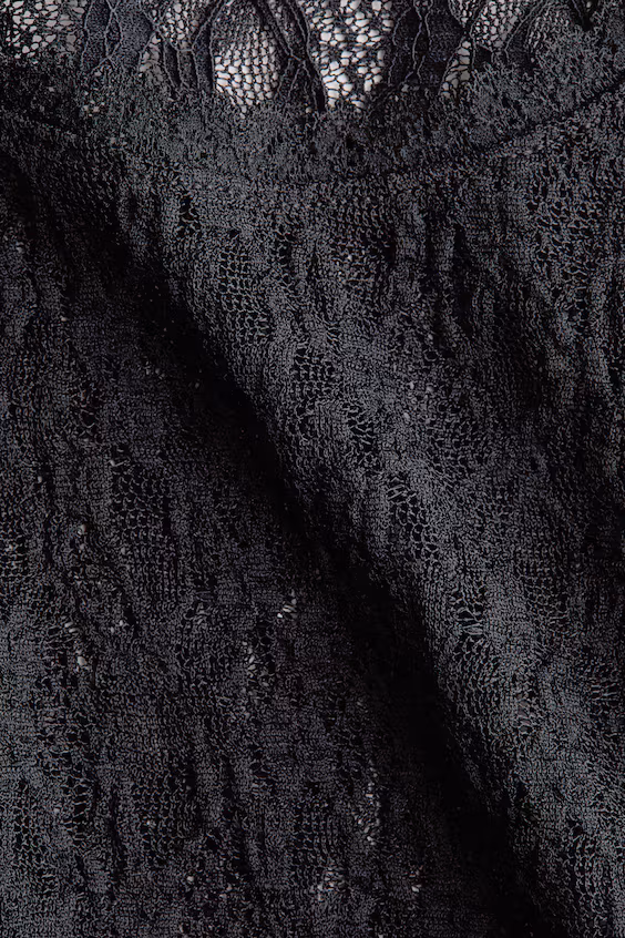 Боди на запах из джерси с эффектом кружева