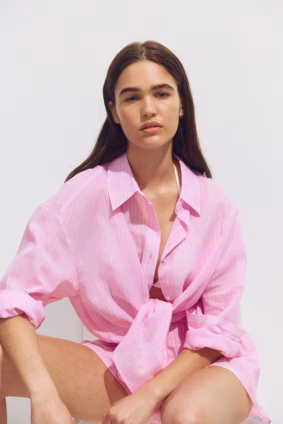 Пляжная рубашка из хлопка