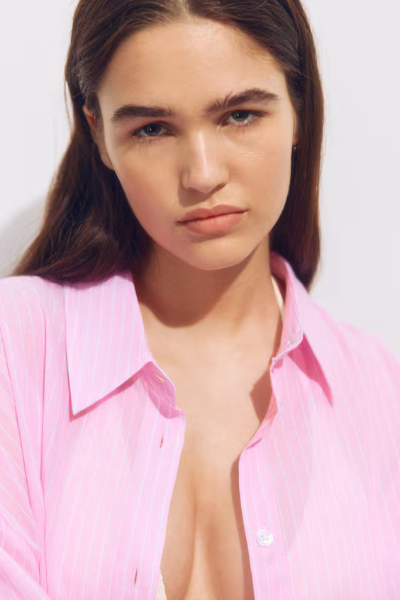 Пляжная рубашка из хлопка