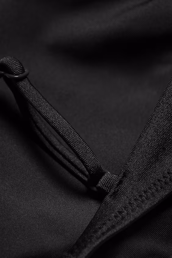 Топ для купальника с поролоновыми вставками и бантом