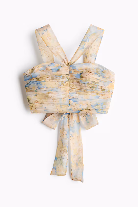 Топ-танк с завязкой на спине