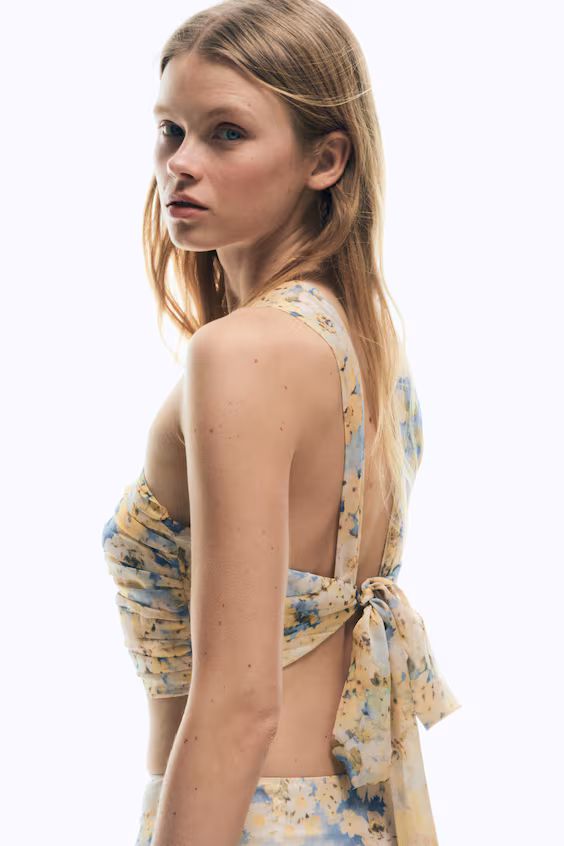 Топ-танк с завязкой на спине