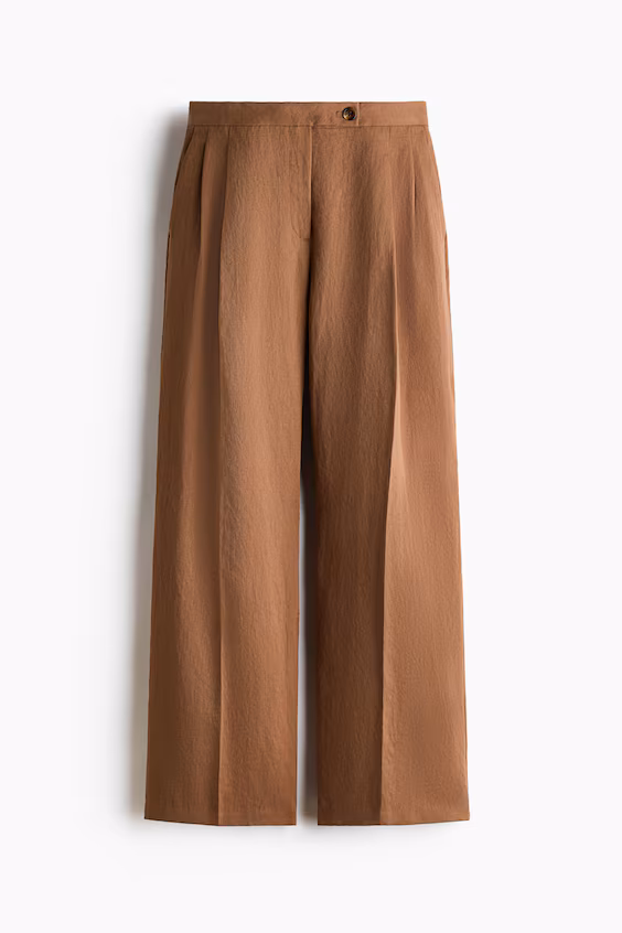 Широкие классические брюки