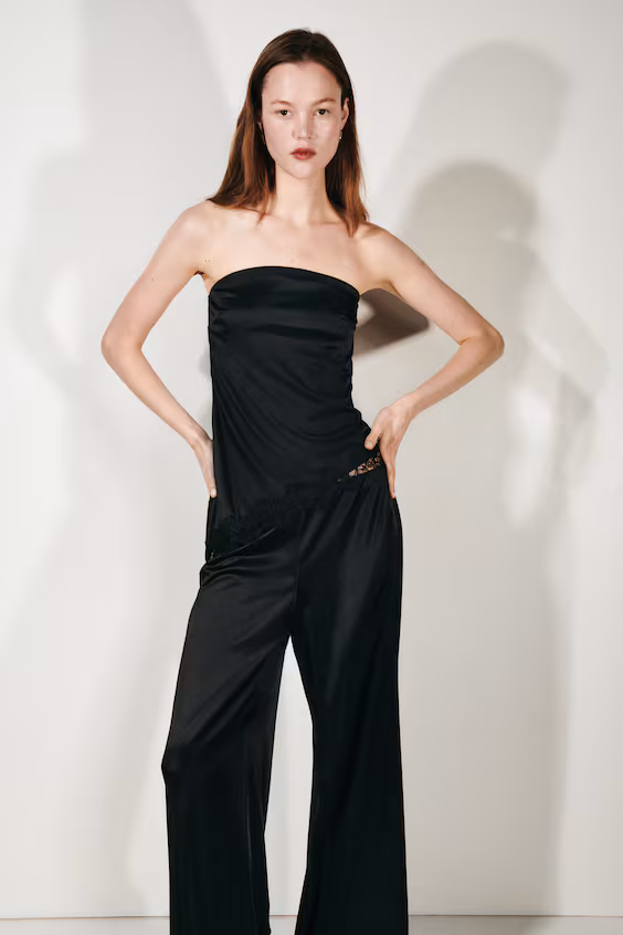 Топ топовый с кружевом